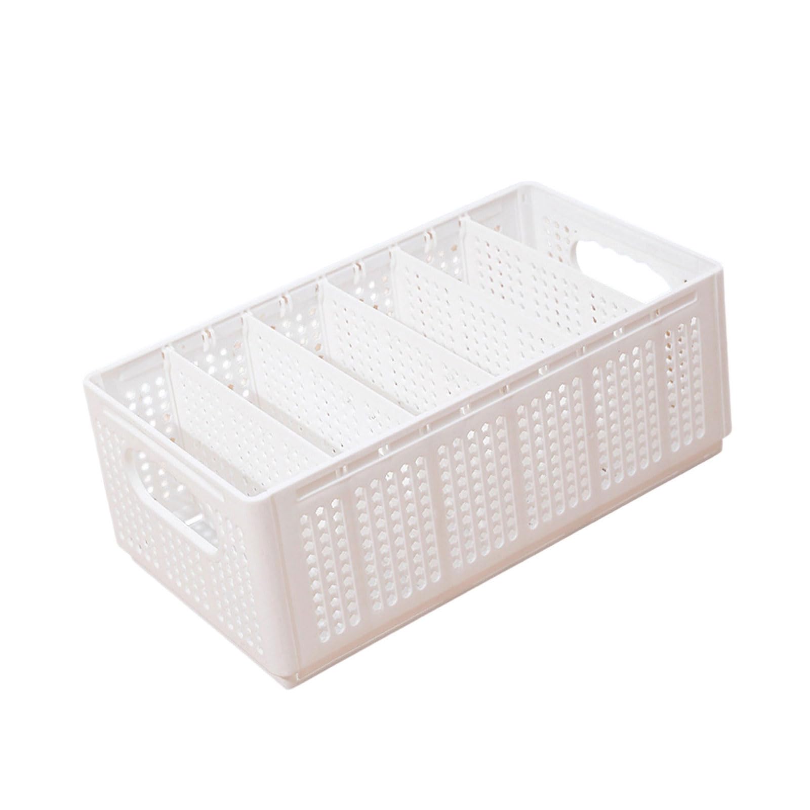 Linvimia A Linvimi Foldable Underwear Storage Box For Small Items Space Multifunctional Efficient Household Bras Organiser Foldable Storage Basket