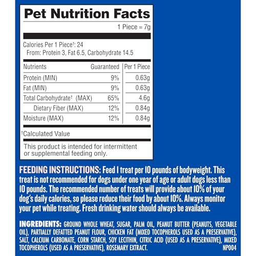 Image of Milk-Bone Peanut Buttery Dipped Dog Biscuits with Jif Peanut Butter, 32 Oz. Bags (Pack of 4)