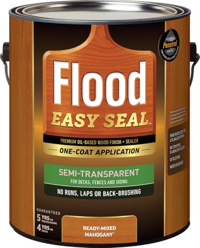 Flood Easy Seal 1 gal. Mahogany Semi-Transparent Wood Finish