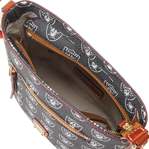 Dooney & Bourke Handbag, NFL Raiders Small Zip Crossbody3
