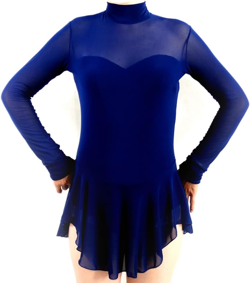 Classic Women's Girls' Figure Skating Dress Ice Skating Costume Allet Dance Gymnastics Outfit Leotard Breathable