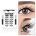 Magnetic Eyelashes Silk Material, Long Lasting Magnetic Lashes Easy to Remove, Magnetic Eyelashes with Eyeliner Natural Looking ,Natural Lashes for Women , Pestañas Postizas Magneticas