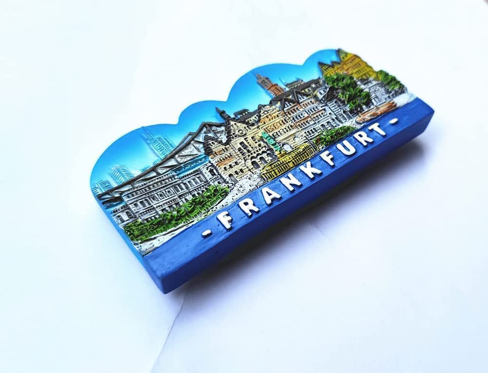 Magnete Da Frigorifero 3D In Legno, Città Di Rochefort Belgio, Souvenir Di Viaggio Fatto A Mano, Circa 6,3 Cm, Illustrazione Colorata - 2