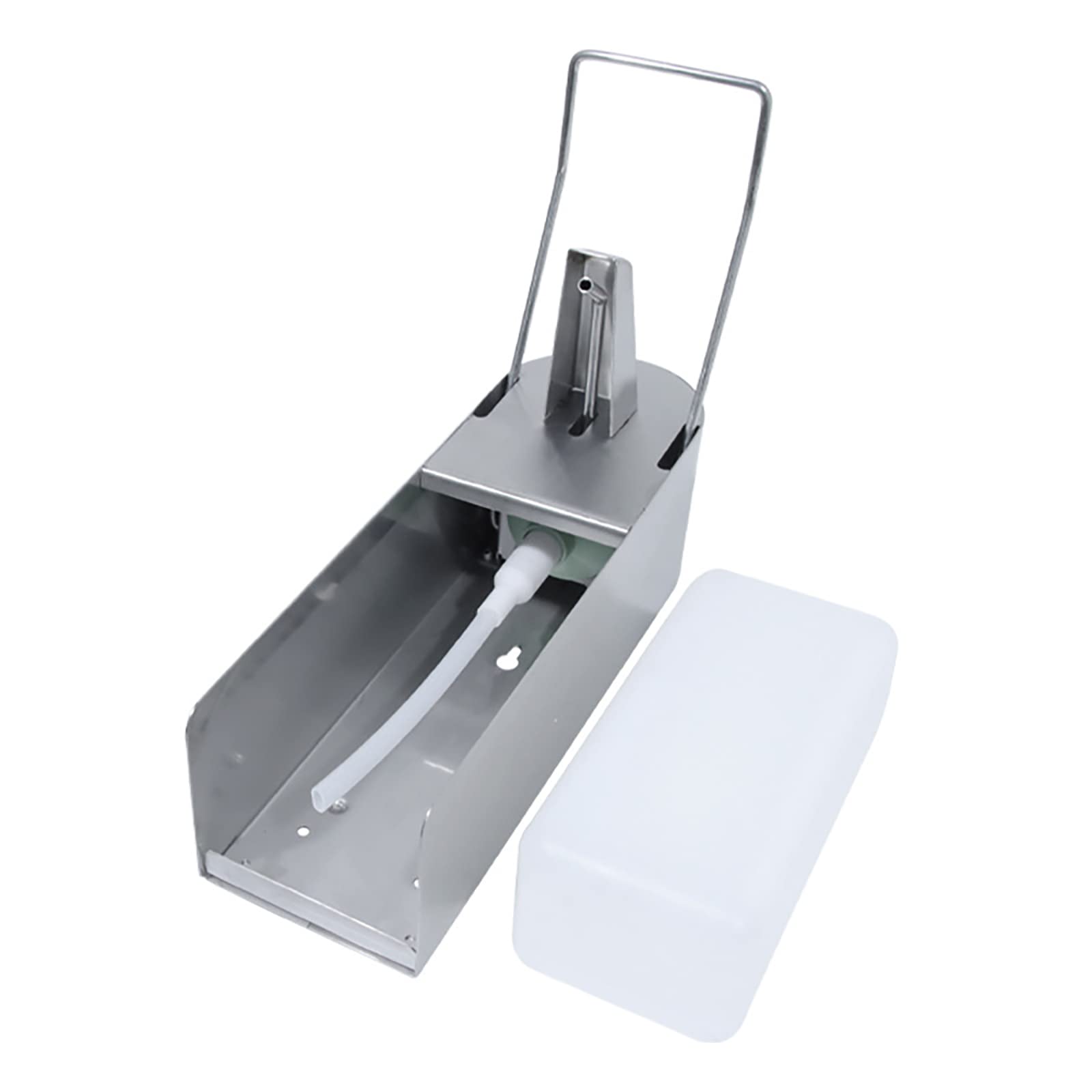 Dispenser di Sapone a Parete, Dispenser di Sapone Manuale per Bagno da Cucina Dispenser di Sapone per Le Mani Ricaricabile per di liquidi Camera di Gel per Shampoo per Uso Domestico Commerciale