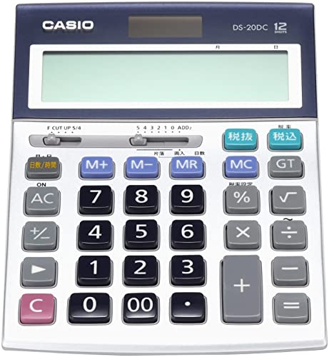 CASIO(カシオ) 本格実務電卓 12桁 デスクタイプ DS-20DC-N の商品画像 8