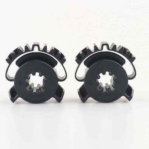 Miniatura 6 de Juego de 2 engranajes de actuador de puerta de mezcla de calefactor HVAC compatible con Jeep, Dodge - Grand Cherokee, Durango 2011, 2012, 2013,