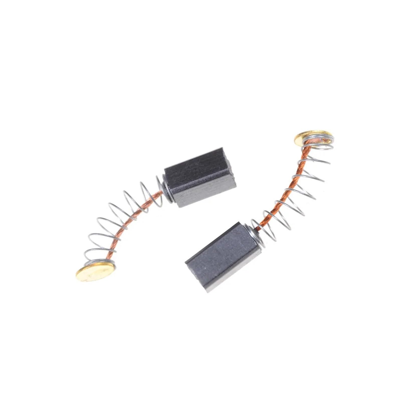 Zestaw 10 wymiennych szczotek węglowych do mini wiertarki elektrycznej, 5 x 5 x 8 mm, części zamienne do silnika obrotowego
