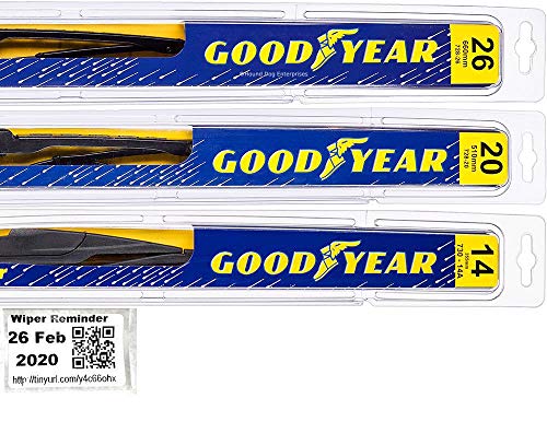 2017 Chrysler Pacifica Windshield Wipers Size