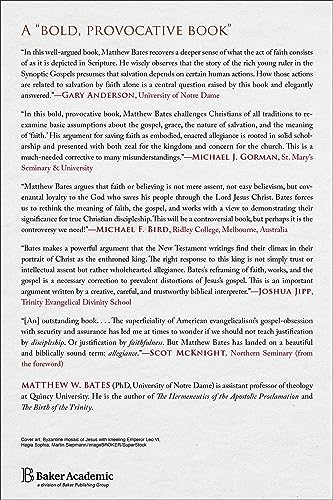 Salvation by Allegiance Alone: Rethinking Faith, Works, and the Gospel of Jesus the King