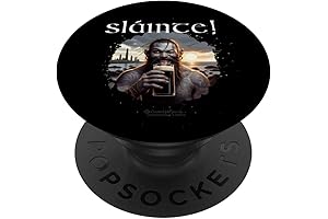 Sláinte Man with Pint Stout Lettering Sláinte PopSockets Standard PopGrip