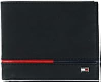 Men's Leather Leif RFID Bifold Wallet with Flip ID, Black