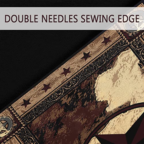 Hommomh Bedding Duvet Cover Set Western Texas Star Print For Man Woman Teen, 1 Duvet Cover With 2 Pillowcases, Easy Care, King Size #TOP2