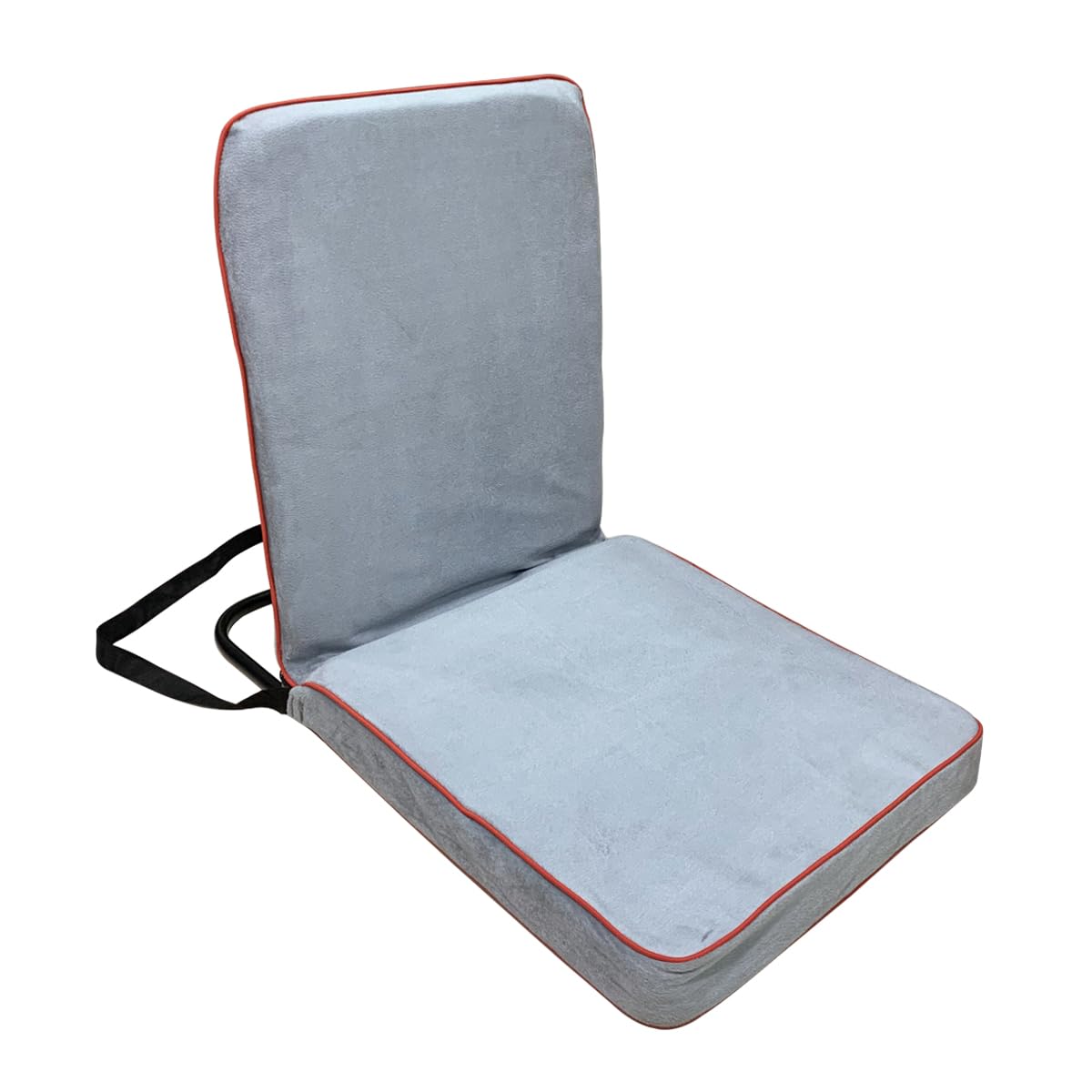 Kawachi Folding Relaxing Buddha Yoga Meditation Chair Back Support Reading Floor Chair (Grey)