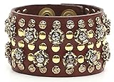 Campomaggi Lederarmband Bracciale C002170ND / X0028 Cognac