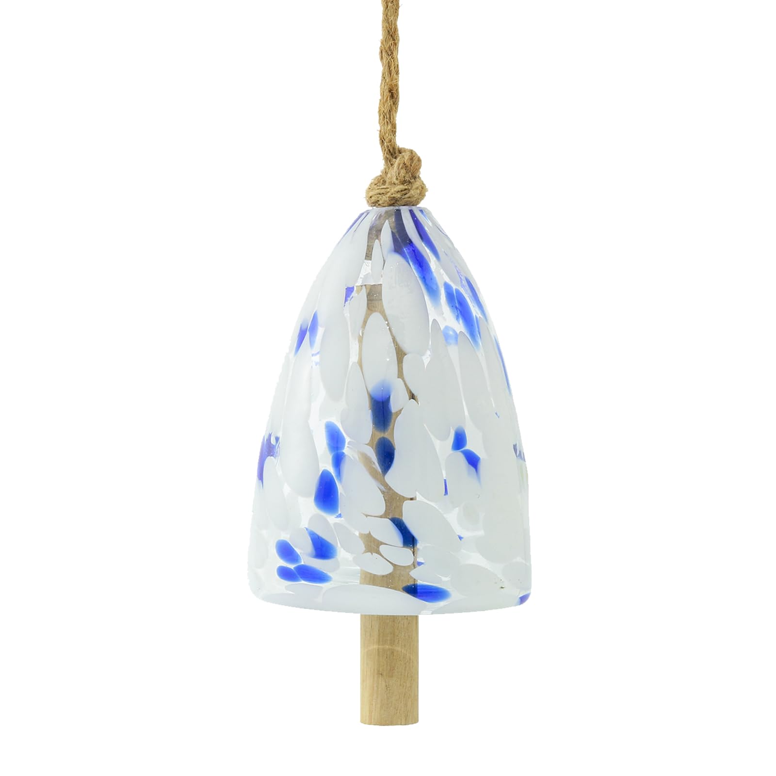 XuQiZZpp Harmonious Whimsical Artistic Wind Chimes Outdoor Glass Decoration With Gentle Tone For Porch