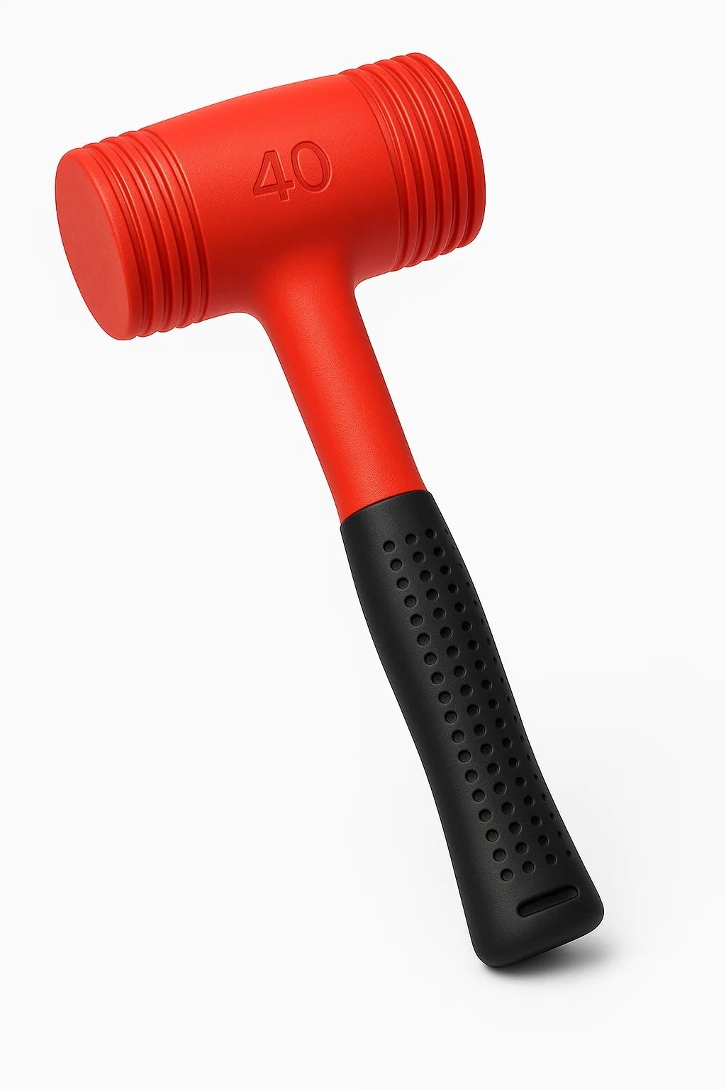 Proalet Çift Renkli Lastik Tokmak, Sert Plastik Başlık, İz Bırakmaz, Ergonomik Kaymaz Saplı, Kaporta İşleri, Süpürgelik Montajı, Marangozluk ve Fayans İşleri İçin Uygun, Dayanıklı El Aleti (50 MM)
