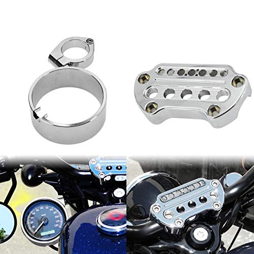 YHMTIVTU CNC スピードメーター 速度計 再配置 カバー ブラケット ハーレー スポーツスター XL 883 用