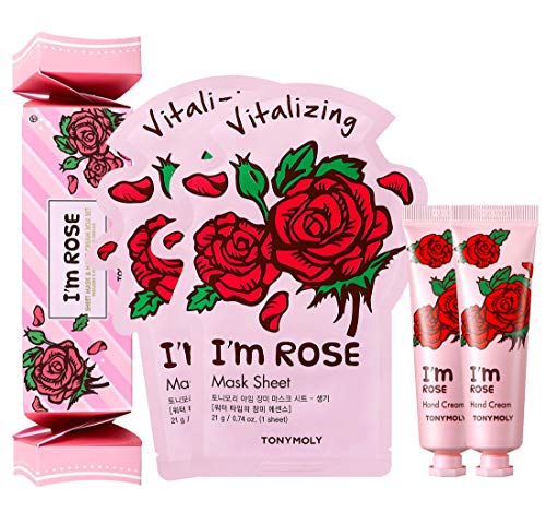 TONYMOLY Sheet Mask And Hand Cream Set, I'm Rose