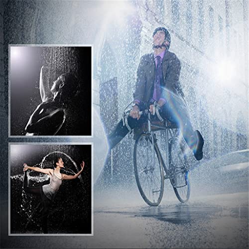Panel de ducha Golden con luz LED, pantalla digital, cascada, ducha de lluvia y jets de masaje miniatura 4