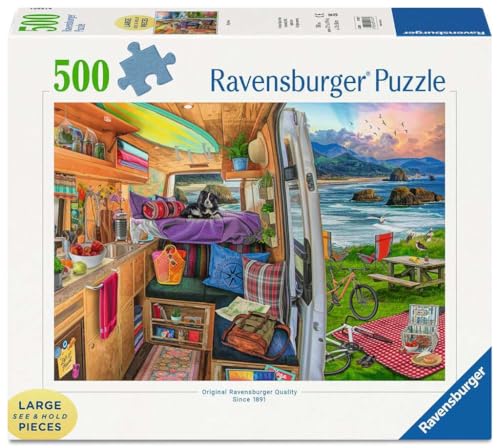 Ravensburger - Puzzle 500 pièces - Grandes pièces - Belle Escapade