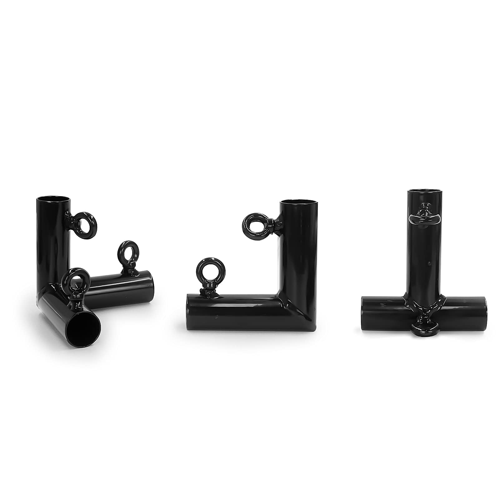 Aoneky Eck-Set für Golfkäfigrahmen, Rohrverbinder für Golfnetzrahmen 3x3x3M, 10 Pcs, 1.9cm EMTs - Conduit Connector for Golf Hitting Cage Frame