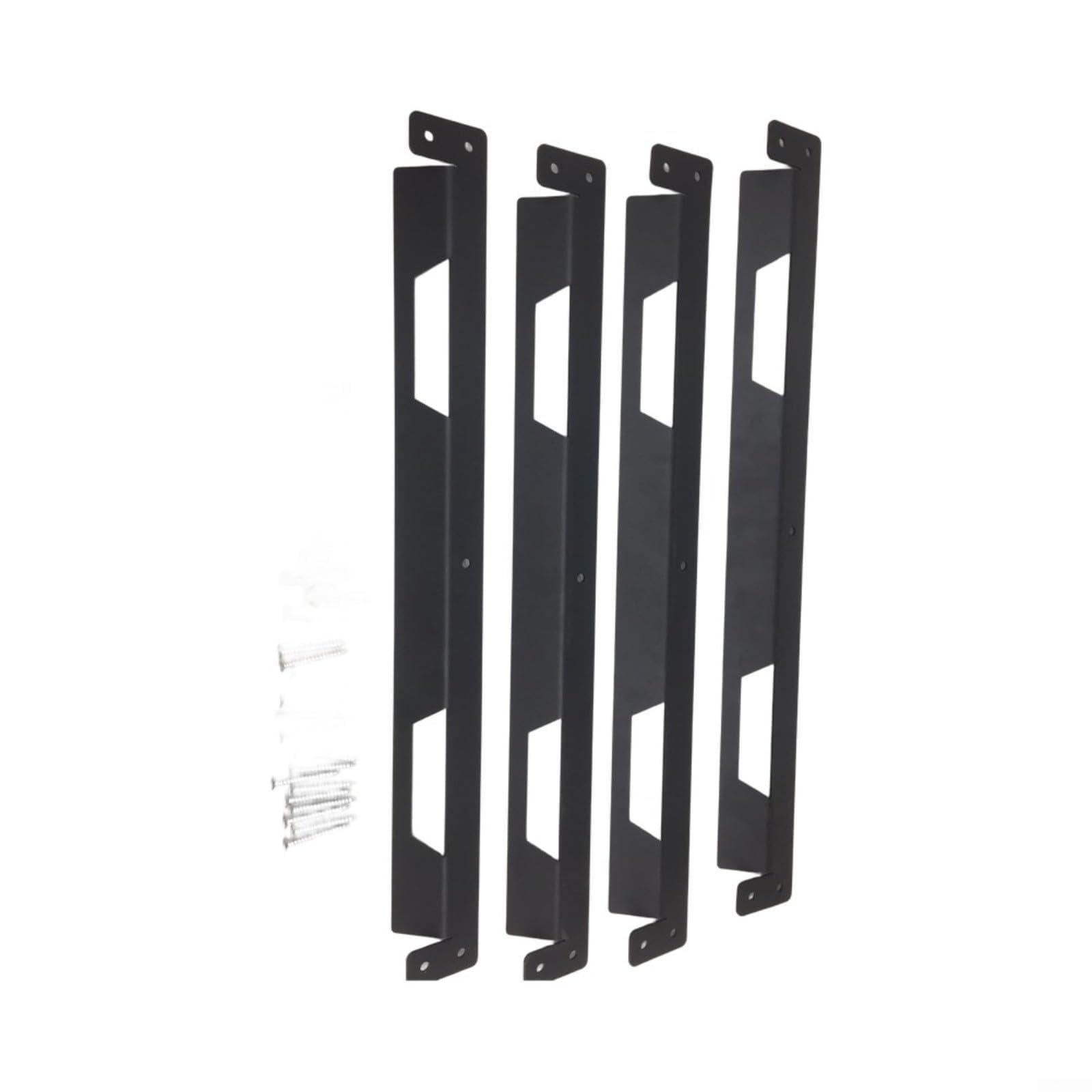 Soportes de montaje resistentes para Toughbuilt para Stacktech, kit de fijación de pared seguro para cajas de herramientas, organización de almacenamiento de taller (4 piezas)