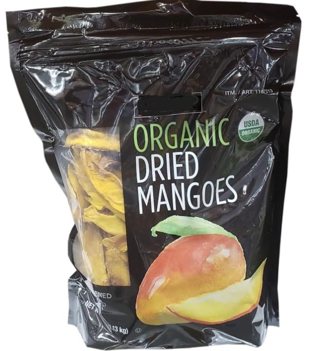 Generic Kirkland Signature Organic Dried Mangoes, 2.5 Pounds
