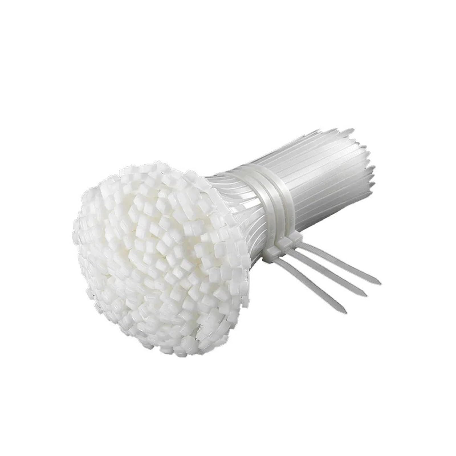 250 fascette autobloccanti resistenti in nylon bianco e nero for cablaggio - Facile Installazione(White,8x500mm)