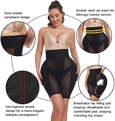 Hip Pads Shapewear Shorts for Women Curvy Hip Enhancer Booty Pads, All-Day Comfort for Daily & Special Occasions - Image 4