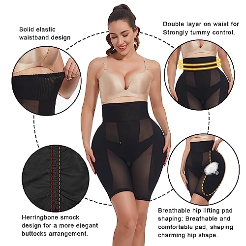 Hip Pads for Women Hip Enhancer Booty Pad Womens Shapewear Tummy Control Panties for Under Dresses4