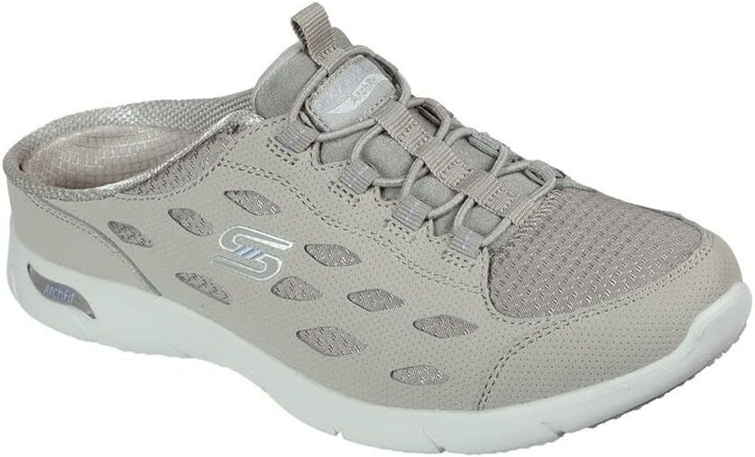 Skechers Women's Arch Fit Refine-Lucky Breeze Taupe 8.5 M