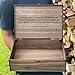 Personalized wooden name box for memories, keepsake Christmas gift, present for Him, Her, Boyfriend, Girlfriend, Baby Boy, Baby Girl, Brother, Sister, Guy, Groomsmen, Bride Friend for Birthday