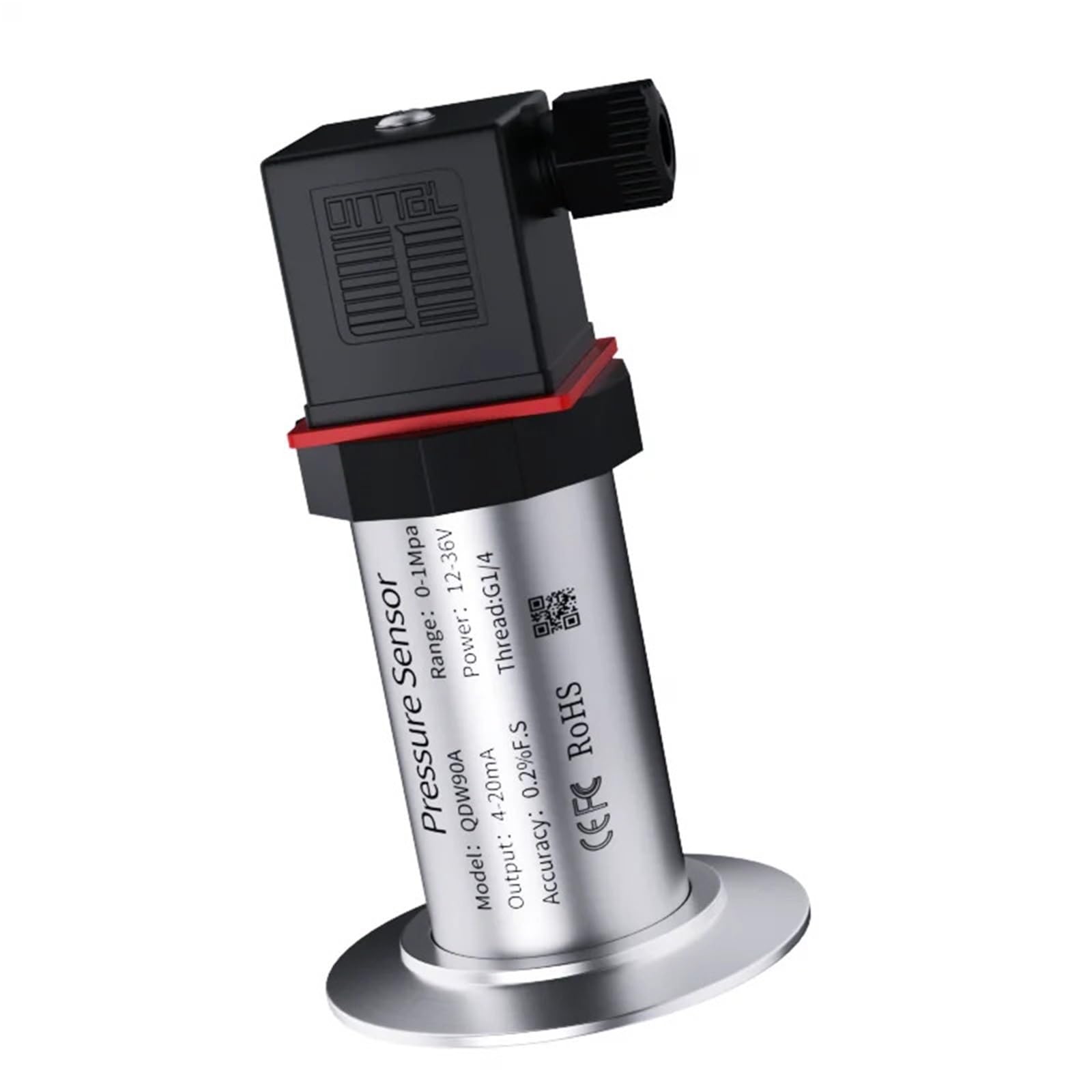 Transmisor de presión sanitaria película plana Tri-clamp 0-10V 4-20m Salida DC24V potencia 1 Uds(0-10V output,0-60bar)