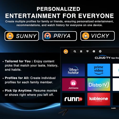 Image of IONSTAR 43 inch HD SMART TV Android (108 cm) 100+ Apps, USB, HDMI, Thunder Speaker, Thin Panel, Voice Control with Radiant Color Engine