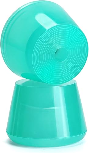 Miniatura 3 de TOBWOLF - 1 par de topes de poliuretano con pernos de 516 pulgadas (0.315in) y destornillador, 82A Roller Quad Skate Toe Stop, doble fila de patines