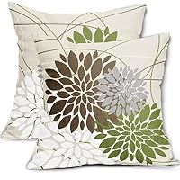 Set di 2 cuscini cotone bianco blu e grigio 45 x 45 cm PALLIDA