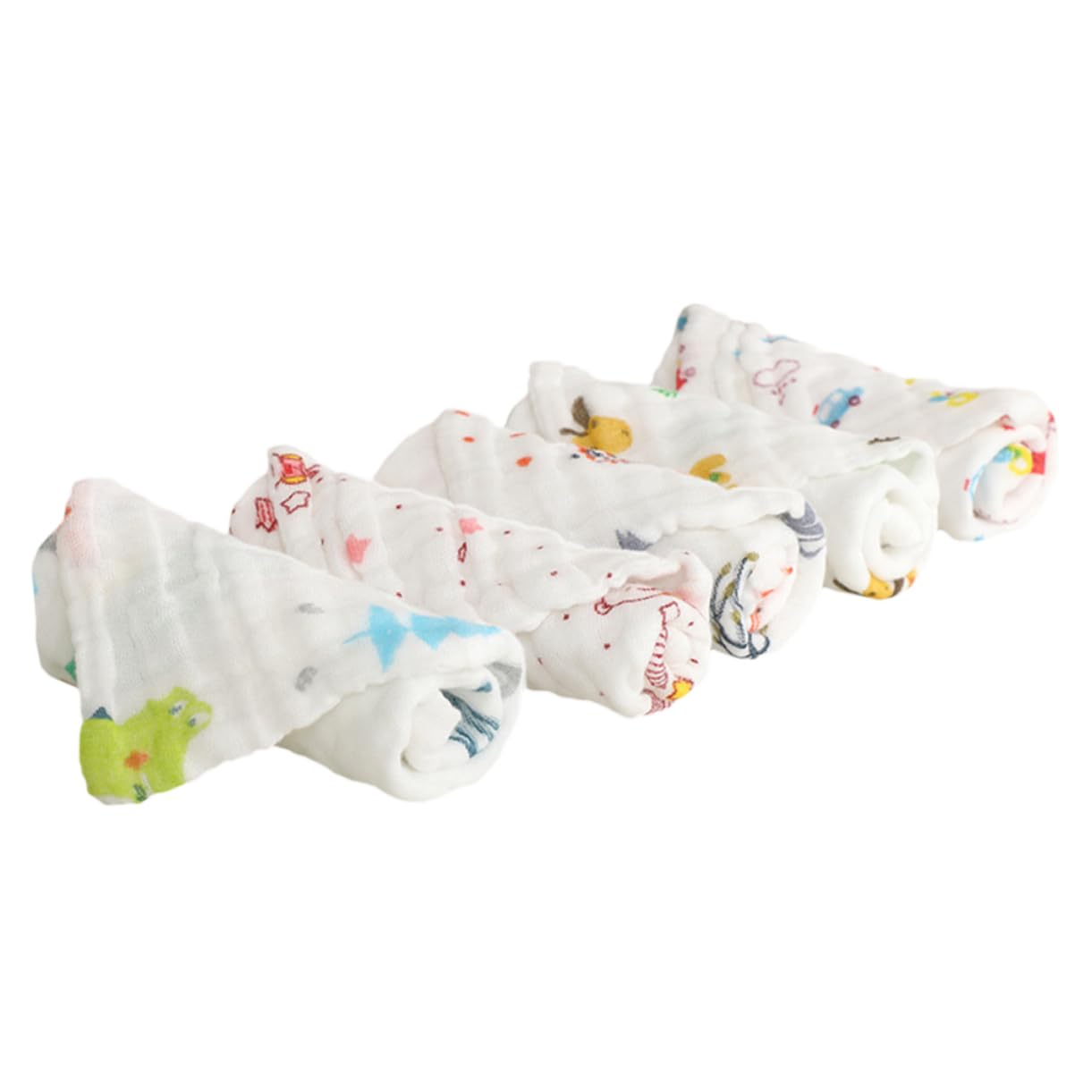 TOYANDONA 15 Stk Baby-Waschlappen Babyhandtücher Baby-Kapuzenhandtuch Waschhandtuch für Kleinkinder Baumwolltaschentuch Stilltuch Fütterung Stillhandtuch Seersucker Lätzchen neugeboren Gaze