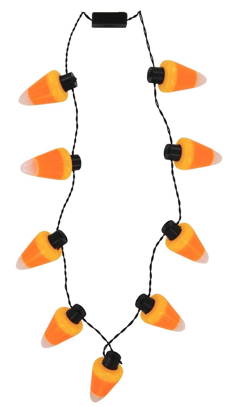 2338776 Jumbo Flashing Halloween Necklace - 24 Count Case