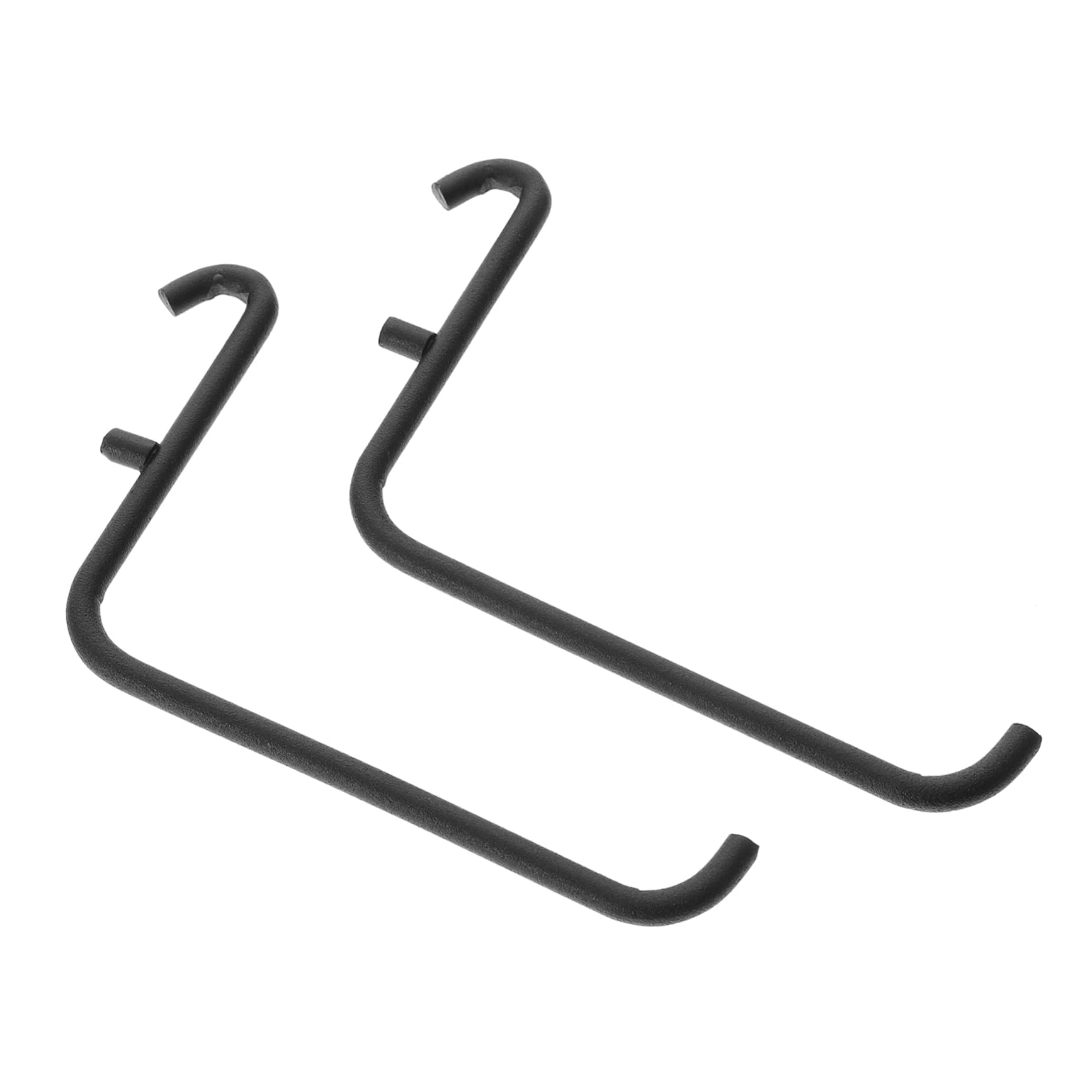 Hohopeti Supermarket Shelf Hooks 2pcs Metal Paint Bracket Versatile Pegboard Hooks for Efficient Organization