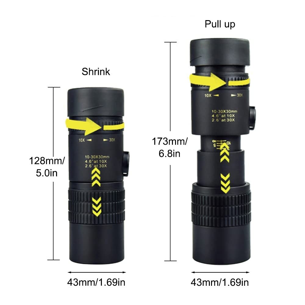 Télescopes D'astronomie Pour Adultes, Jumelles Monoculaires Haute Puissance Pliables Et Légères