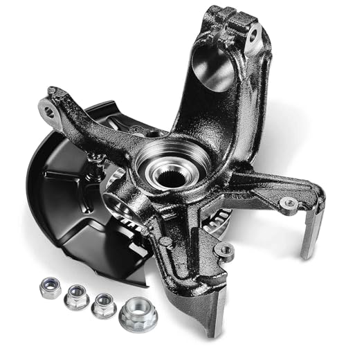 A-Premium Front Left Steering Knuckle & Wheel Bearing Hub Assembly Compatible with Volkswagen Jetta 1999-2005, Golf 1999-2006 2010, Beetle 1998-2010, Driver Side
