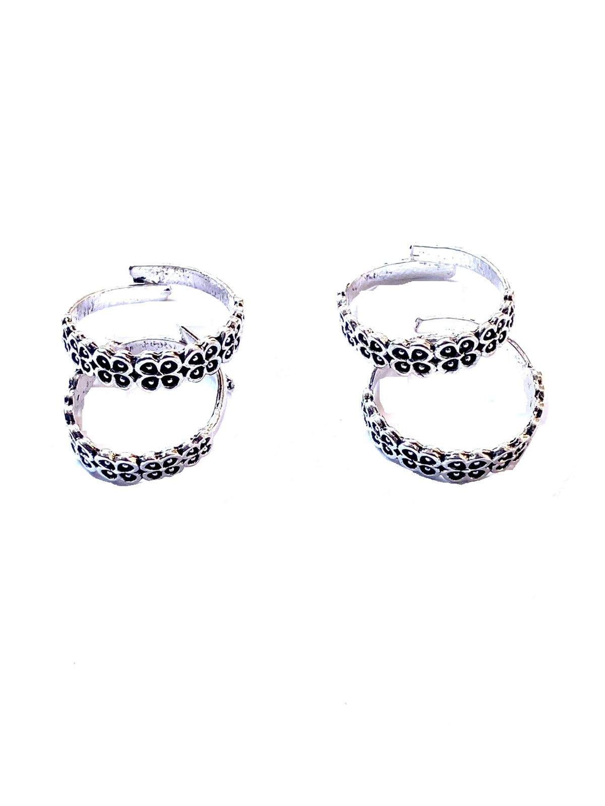 RISYANKA JEWELS Women Stylish alloy toe ring ATR32-picture-33