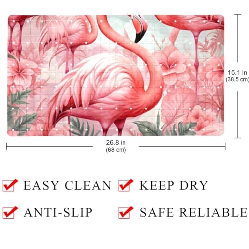 Tapis de bain antidérapant grand format à séchage rapide