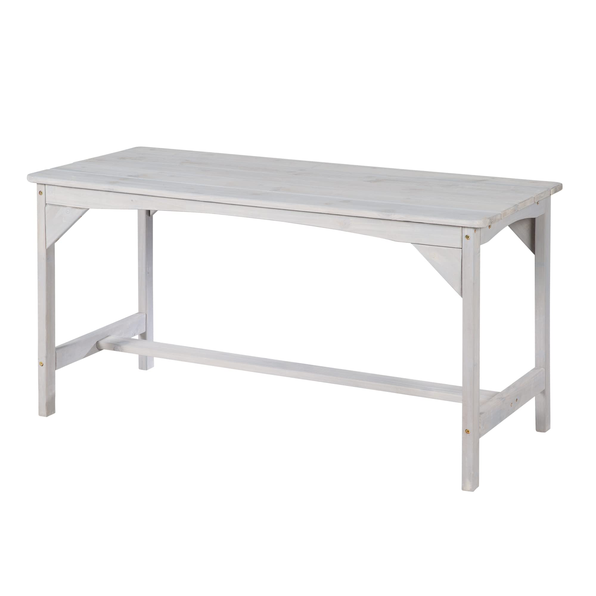 roba Set di Sedute per Bambini Picnic con Tavolo, 2 Panche, Ombrellone e Cuscini – Legno Grigio