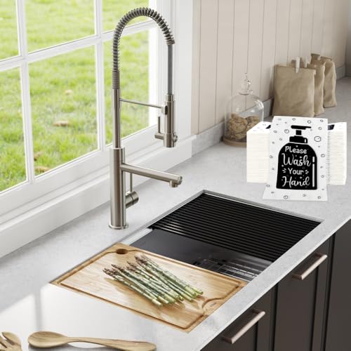 Servilletas de etiqueta de baño para resolver la higiene de visitas 7