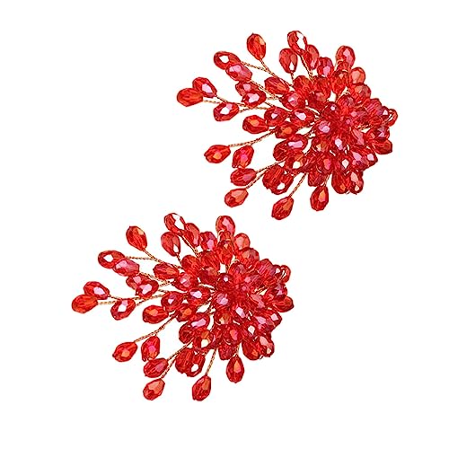 Pince à chaussures pour sandales femmes et soirées habillées avec perles et cristal