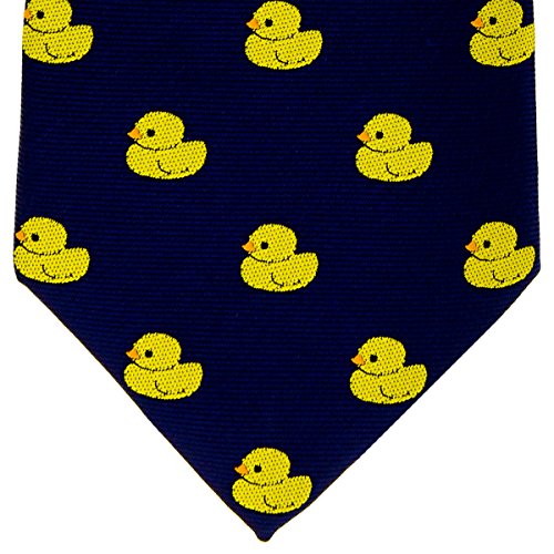 Retreez Classic Rubber Duck Woven Microfiber Boy's Tie - 8-10 years2