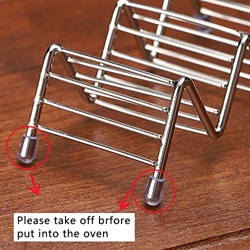 Taco Holder, Taco Rack Holders ,Good Taco Shell Holder Stand On Table , Hold 4 Or 5 Hard Or Soft Shell Tacos, Safe For Baking Taco Truck Tray- Set Of 4 #TOP4