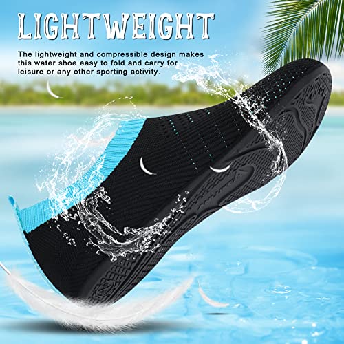Image of ANLUKE Womens Mens Water Shoes Barefoot Quick-Dry Aqua Socks for Beach Swim Surf Water Sport