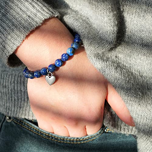Olgas Gems 65Th Birthday Milestone Bracelet & Meaningful Message Card For Women - Beautiful And Sentimental Birthday Gifts For 65 Year Old Woman Made With Natural Lapis Lazuli Stones #TOP1